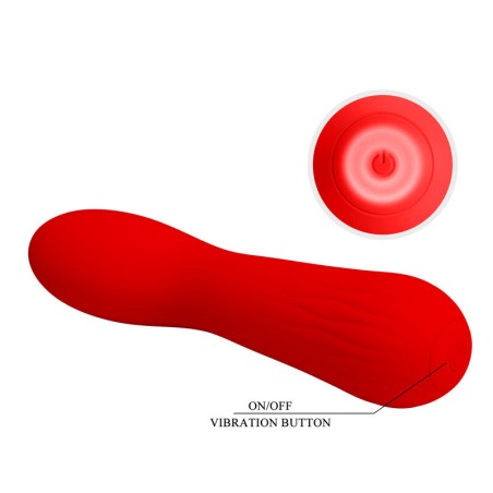 PRETTY LOVE - FAUN VIBRADOR RECARGABLE ROJO PRETTY LOVE SMART