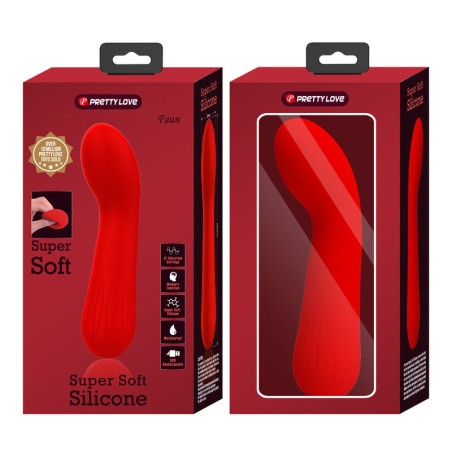 PRETTY LOVE - FAUN VIBRADOR RECARGABLE ROJO PRETTY LOVE SMART