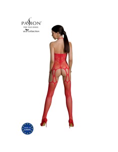 PASSION - ECO COLLECTION BODYSTOCKING ECO BS002 ROJO PASSION WOMAN BODYSTOCKINGS 2