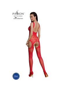 PASSION - ECO COLLECTION BODYSTOCKING ECO BS005 ROJO PASSION WOMAN BODYSTOCKINGS 2