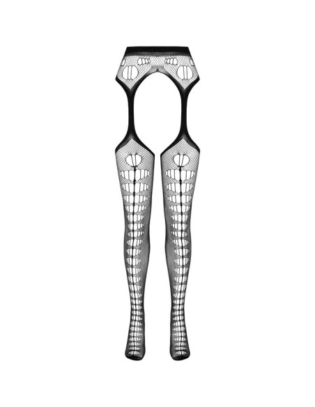 PASSION - ECO COLLECTION BODYSTOCKING ECO S008 NEGRO PASSION WOMAN GARTER & STOCK