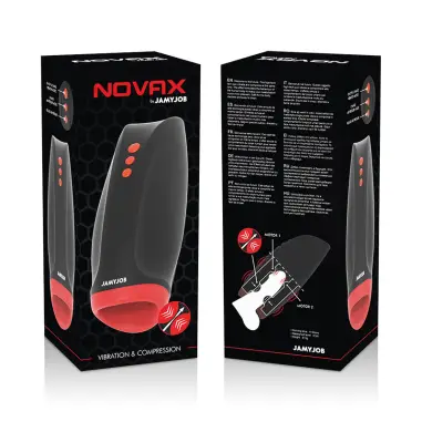 Novax Masturbador con Vibración y Compresión | Jamyjob