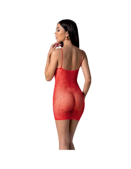 PASSION - BS096 BODYSTOCKING ROJO TALLA ÚNICA PASSION WOMAN BODYSTOCKINGS
