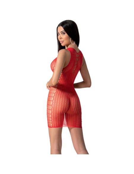 PASSION - BS097 BODYSTOCKING ROJO TALLA ÚNICA PASSION WOMAN BODYSTOCKINGS
