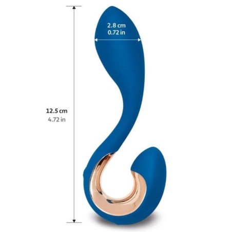 G-VIBE - GPOP 2 VIBRADOR PUNTO G Y P AZUL INDIGO G-VIBE