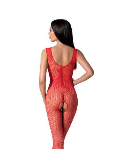 PASSION - BS098 BODYSTOCKING ROJO TALLA ÚNICA PASSION WOMAN BODYSTOCKINGS
