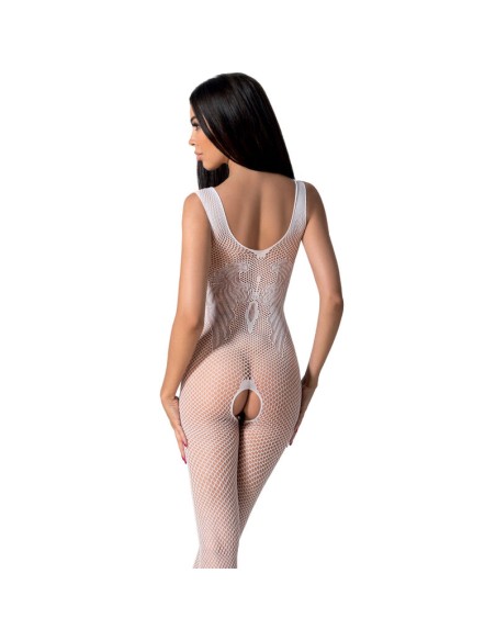 PASSION - BS098 BODYSTOCKING BLANCO TALLA ÚNICA PASSION WOMAN BODYSTOCKINGS