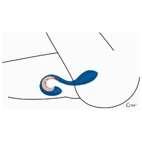 G-VIBE - GPOP 2 VIBRADOR PUNTO G Y P AZUL INDIGO G-VIBE