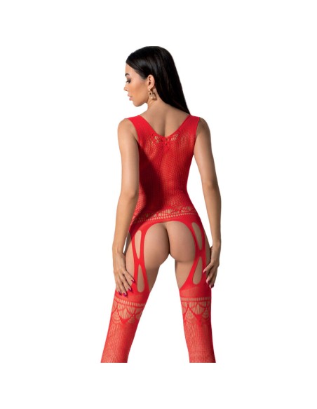 PASSION - BS099 BODYSTOCKING ROJO TALLA ÚNICA PASSION WOMAN BODYSTOCKINGS