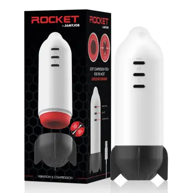 Rocket Masturbador Tecnología Soft Compression y Vibración