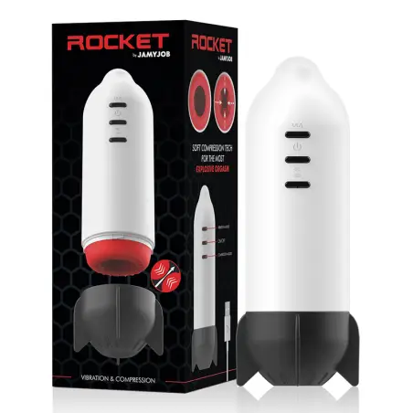 Rocket Masturbador Tecnología Soft Compression y Vibración