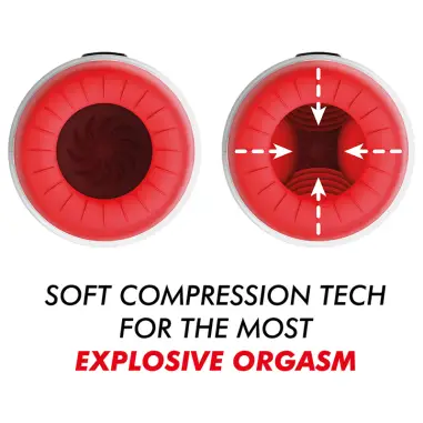 Rocket Masturbador Tecnología Soft Compression y Vibración