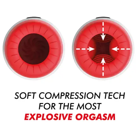 Rocket Masturbador Tecnología Soft Compression y Vibración