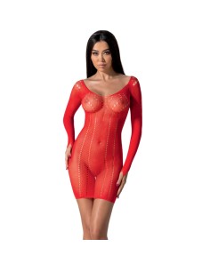 PASSION - BS101 BODYSTOCKING ROJO TALLA ÚNICA PASSION WOMAN BODYSTOCKINGS