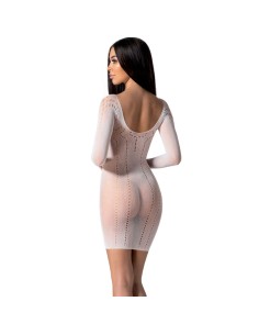PASSION - BS101 BODYSTOCKING BLANCO TALLA ÚNICA PASSION WOMAN BODYSTOCKINGS 2