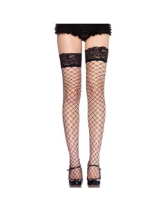 LEG AVENUE - MEDIAS DE RED & ENCAJE NEGRO LEG AVENUE HOSIERY