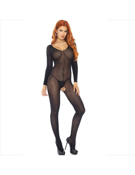 LEG AVENUE - BODYSTOCKING NEGRO MANGA LARGA LEG AVENUE BODYSTOCKINGS