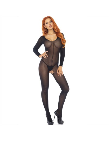 LEG AVENUE - BODYSTOCKING NEGRO MANGA LARGA LEG AVENUE BODYSTOCKINGS