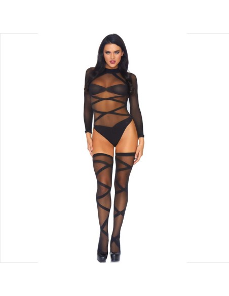 LEG AVENUE - SET 2 PIEZAS BODY + MEDIAS LEG AVENUE SETS
