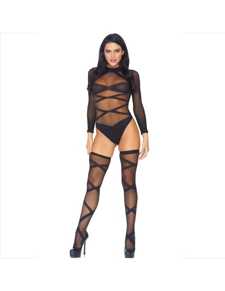 LEG AVENUE - SET 2 PIEZAS BODY + MEDIAS LEG AVENUE SETS