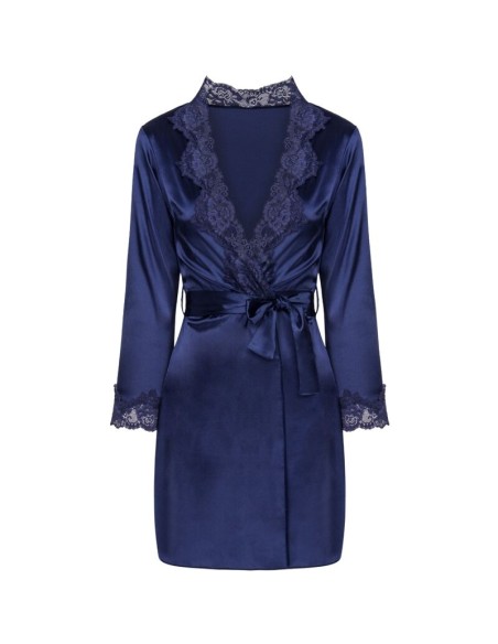 LIVCO CORSETTI FASHION - JACQUELINE LC 90249 BATA + CAMISA + PANTY AZUL MARINO S/M LIVCO CORSETTI SETS