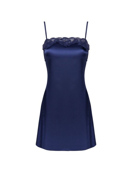 LIVCO CORSETTI FASHION - JACQUELINE LC 90249 BATA + CAMISA + PANTY AZUL MARINO S/M LIVCO CORSETTI SETS