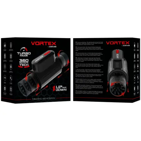 Vortex Masturbador Turbo con Empuje y Rotación 360 Up And