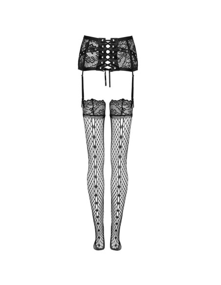 LIVCO CORSETTI FASHION - JELLY LC 90673 LIGUERO + MEDIAS NEGRO L/XL LIVCO CORSETTI SETS
