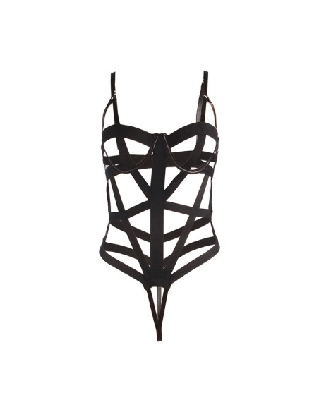 SUBBLIME - BODY SEXY CON RECORTES NEGRO S/M SUBBLIME BODIES