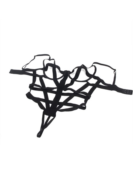 SUBBLIME - BODY SEXY CON RECORTES NEGRO S/M SUBBLIME BODIES
