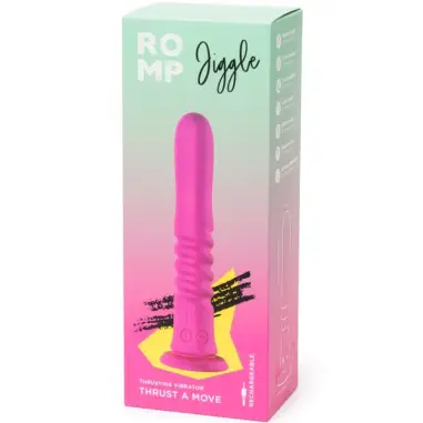 Jiggle Vibrador Up And Down con Ventosa Rosa | ROMP