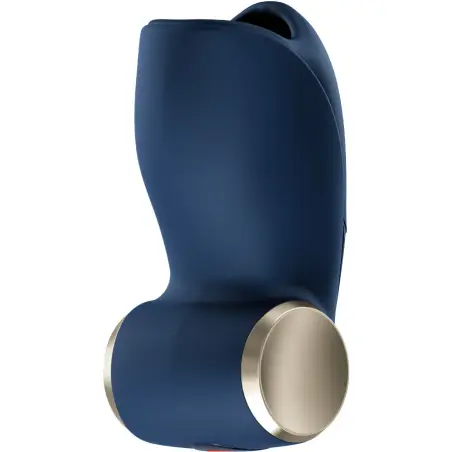 Cobra Libre II Masturbador Vibrador Azul Oscuro - Recargable