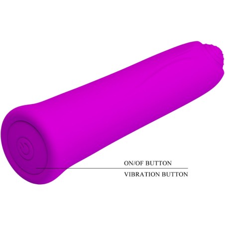 PRETTY LOVE - CURTIS MINI VIBRADOR SUPER POWER 12 VIBRACIONES SILICONA VIOLETA PRETTY LOVE FLIRTATION