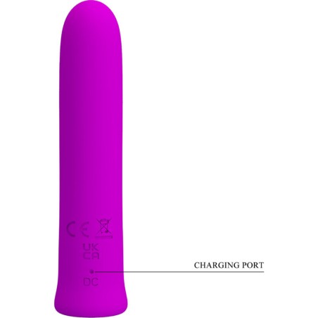 PRETTY LOVE - CURTIS MINI VIBRADOR SUPER POWER 12 VIBRACIONES SILICONA VIOLETA PRETTY LOVE FLIRTATION
