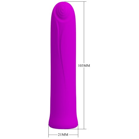 PRETTY LOVE - CURTIS MINI VIBRADOR SUPER POWER 12 VIBRACIONES SILICONA VIOLETA PRETTY LOVE FLIRTATION