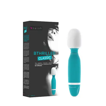 Bthrilled Classic Wand Vibrator Jade - 5 Funciones | B Swish