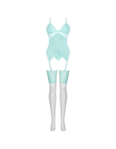 LIVCO CORSETTI FASHION - PERSINNE MIT EMPORIO SET CORSET + PANTY + MEDIAS L/XL LIVCO CORSETTI SETS