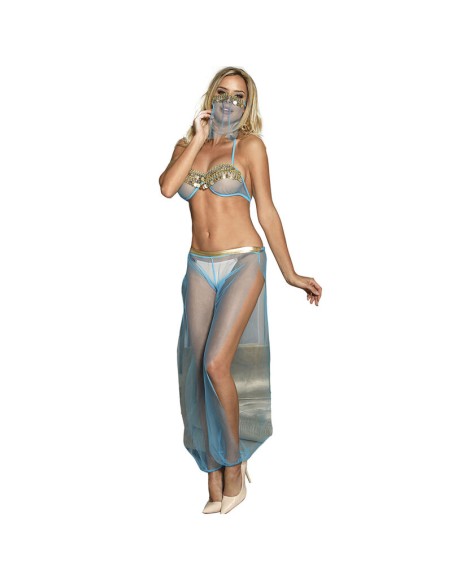 SUBBLIME - SET DE LENCERIA INDIA STYLE AZUL L/XL SUBBLIME SETS