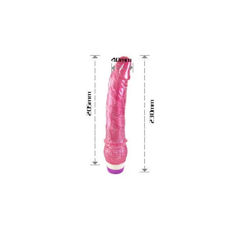 BAILE - VIBRADOR ROJO REALÍSTICO 23 CM BAILE VIBRATORS