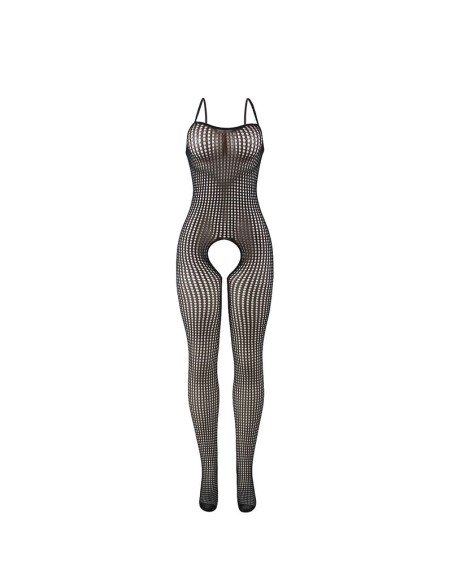 SUBBLIME - 951726 BODYSTOCKING CROTCHLESS DE REJILLA ELÁSTICO NEGRO TALLA ÚNICA SUBBLIME BODYSTOCKINGS