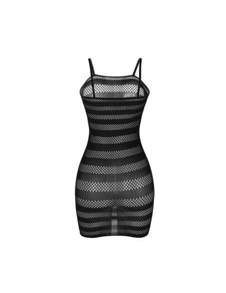 SUBBLIME - 951733 VESTIDO DE REJILLA CON FRANJAS NEGRO TALLA ÚNICA SUBBLIME DRESSES