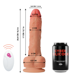 CYBER SILICOCK - REALÍSTICO CONTROL REMOTO MASTER HUCK 20.9 CM -O- 4 CM CYBER SILICOCK 2