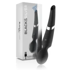 BLACK&SILVER - BECK WAND Y SUCCIONADOR 2 EN 1 SILICONA 2