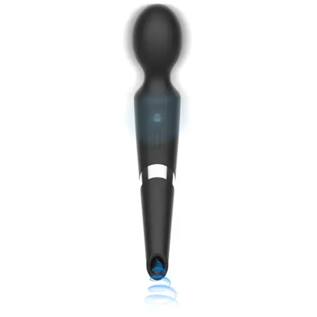 Beck Wand y Succionador 2 en 1 Silicona | Black&silver