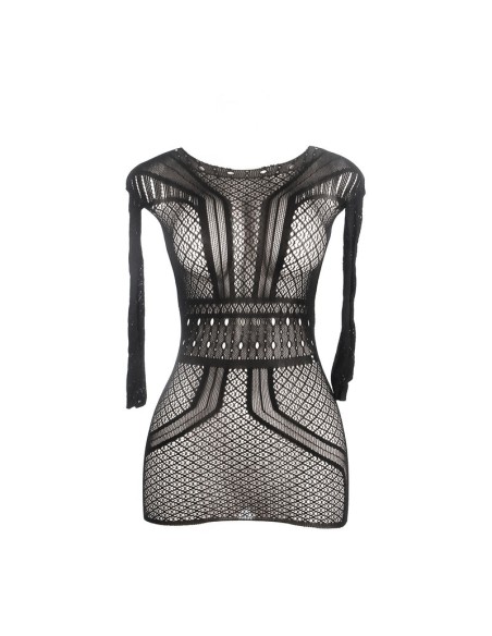 SUBBLIME - 951931 VESTIDO DE REJILLA CORTO CON ESPALDA DESCUBIERTA TALLA ÚNICA SUBBLIME DRESSES
