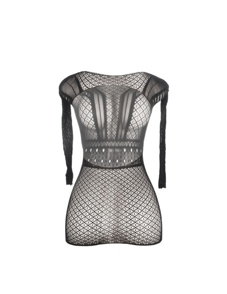 SUBBLIME - 951931 VESTIDO DE REJILLA CORTO CON ESPALDA DESCUBIERTA TALLA ÚNICA SUBBLIME DRESSES