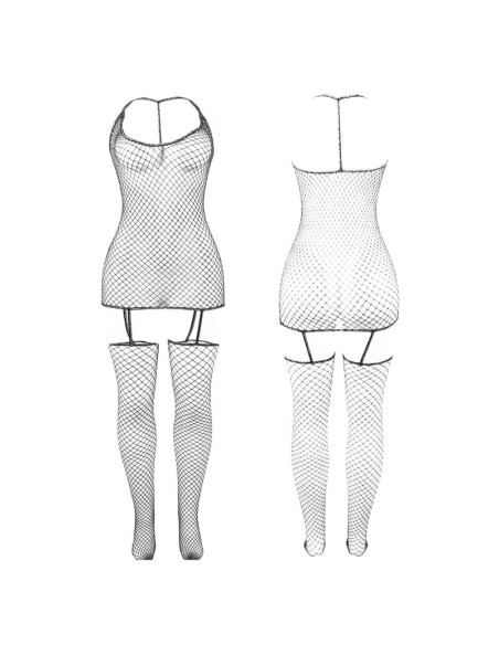 SUBBLIME - 951955 BODYSTOCKING DE REJILLA BRILLANTE TALLA ÚNICA SUBBLIME BODYSTOCKINGS