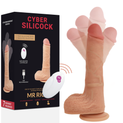 CYBER SILICOCK - REALÍSTICO CONTROL REMOTO MR RICK 20.9 CM -O- 4 CM CYBER SILICOCK