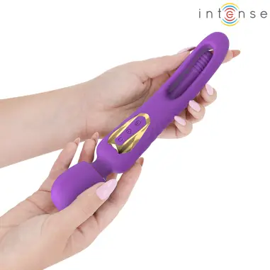 Christy Vibrador Wand con Lengua Giratoria | Intense