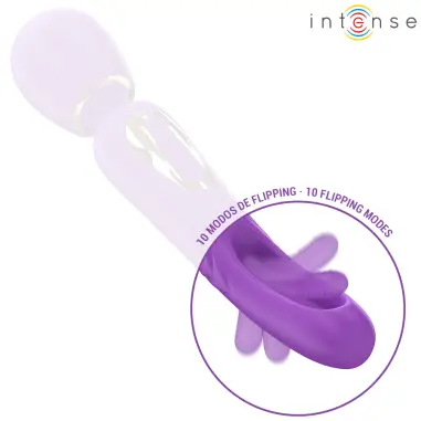 Christy Vibrador Wand con Lengua Giratoria | Intense